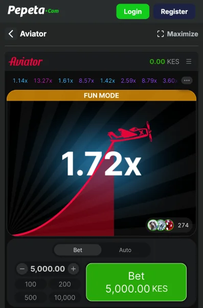 Download the Aviator Pepeta mobile app 